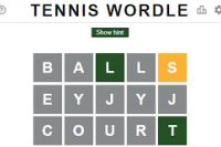 Tennis Wordle